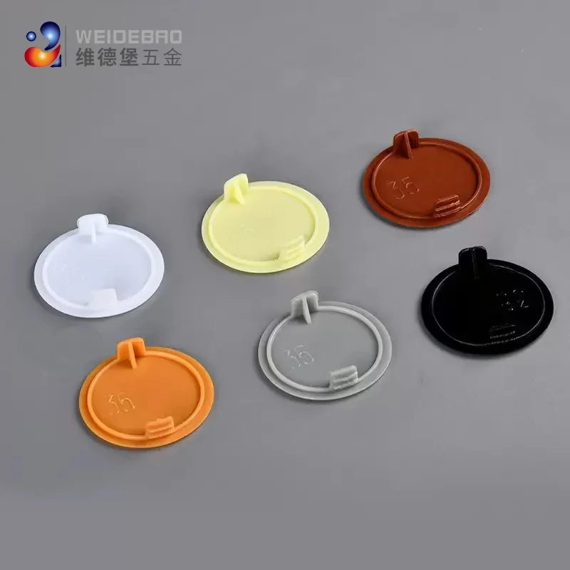 Furniture Hardware Replacement Parts - Cubiertas Decorativas Redondas de Plástico para