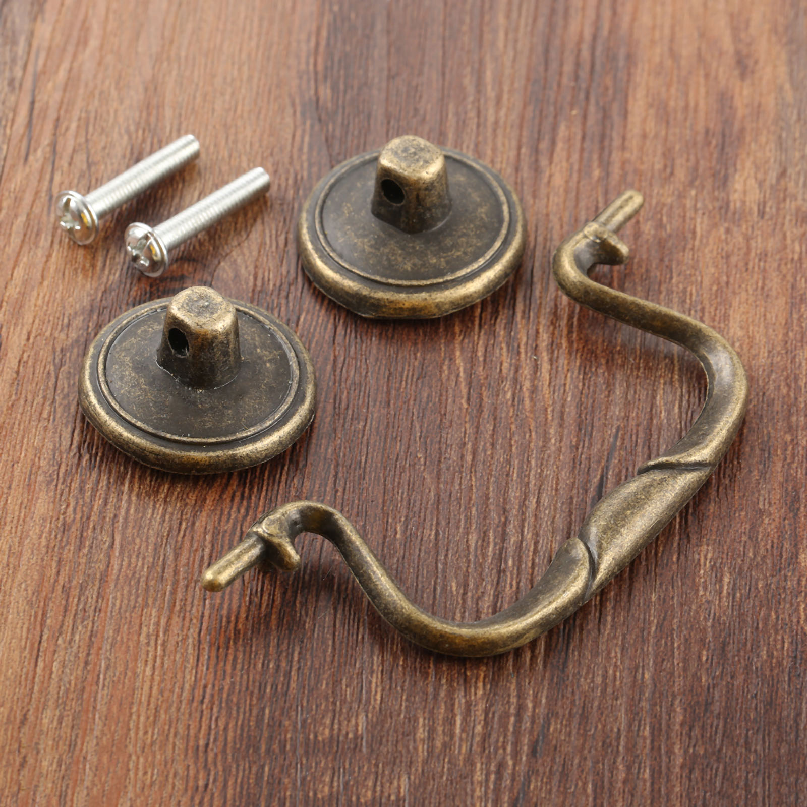 Furniture For Hardware Shop - Manijas de plástico Vintage con tornillos,