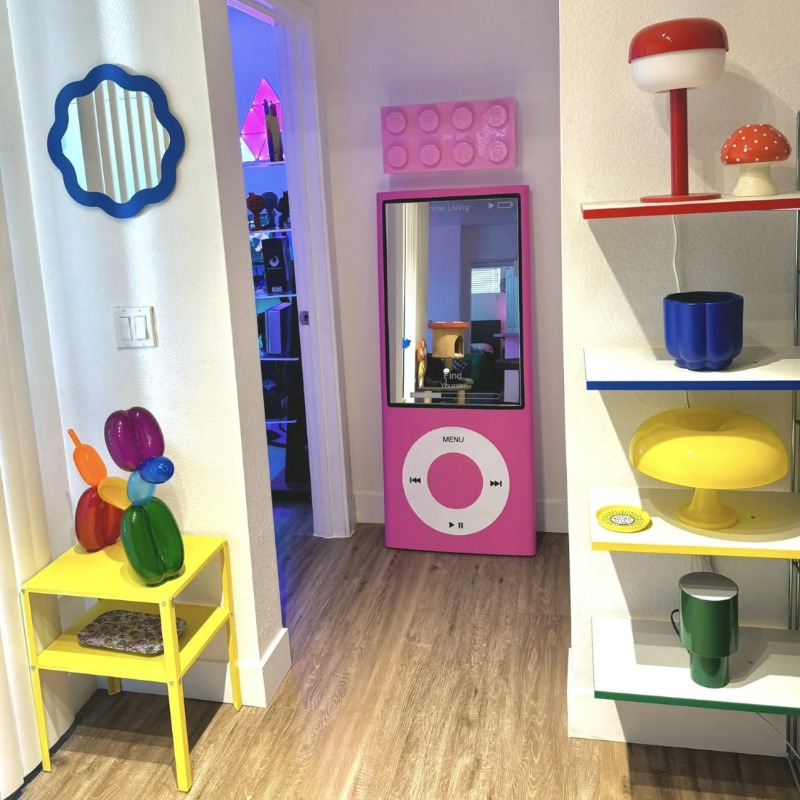 Furniture For Hardware Shop - Espejo retro de cuerpo entero para