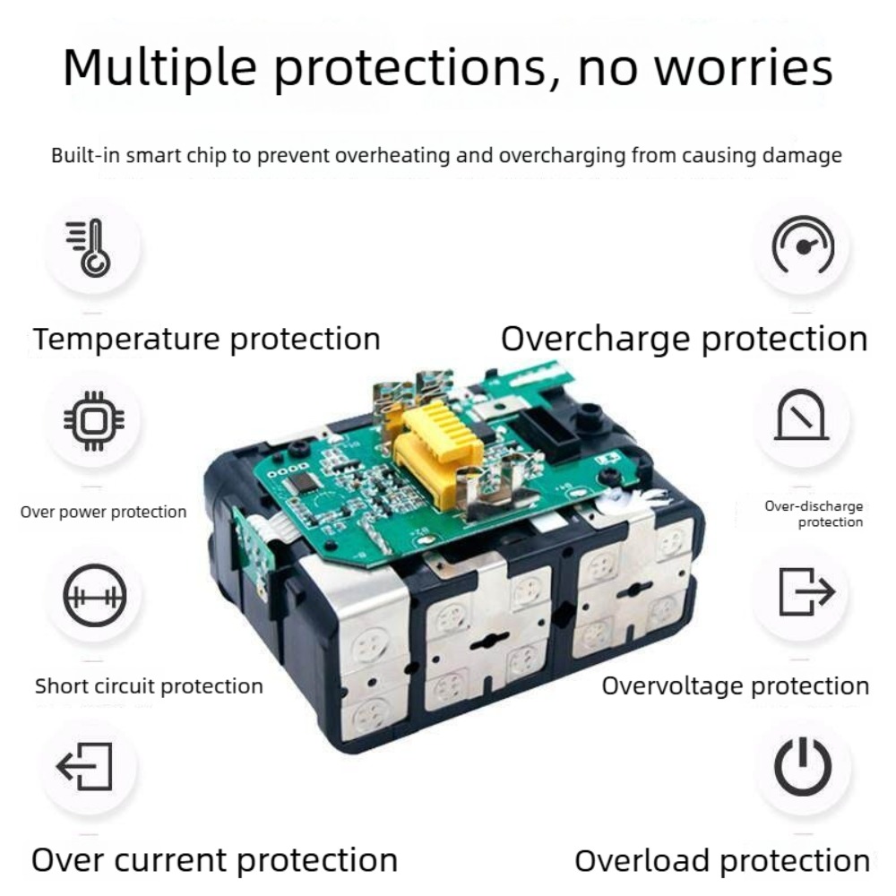 Batería mejorada de 6000mAh pa - Makita Drill Dtw300 reseña y precio
