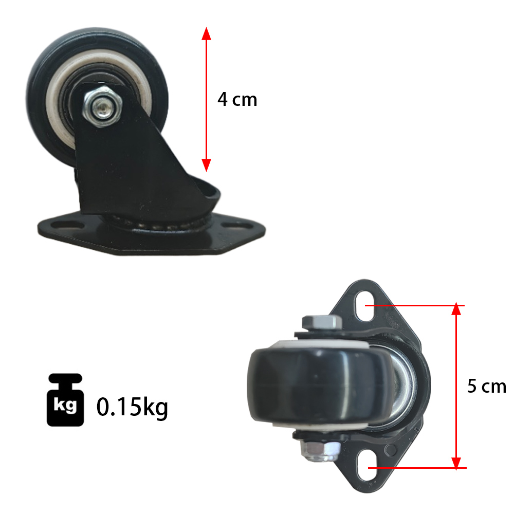 Rueda de carrito de carga, acc - Furniture For Hardware Shop reseña y precio