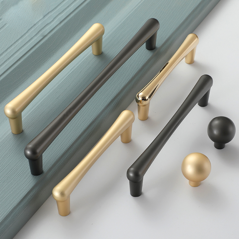 Tiradores y pomos negros y dor - Furniture Hardware Items reseña y precio