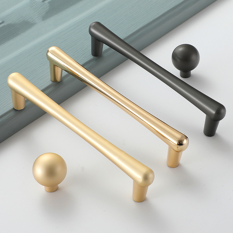 Tiradores y pomos negros y dor - Furniture Hardware Items reseña y precio